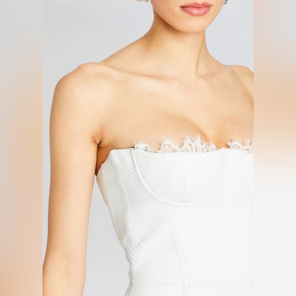 Retrofete White Strapless Mini Dress - Picture 5 of 7